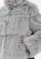 PATRIZIA PEPE Pelliccia grigia da donna 2O0174E077 S746 PATRIZIA PEPE 