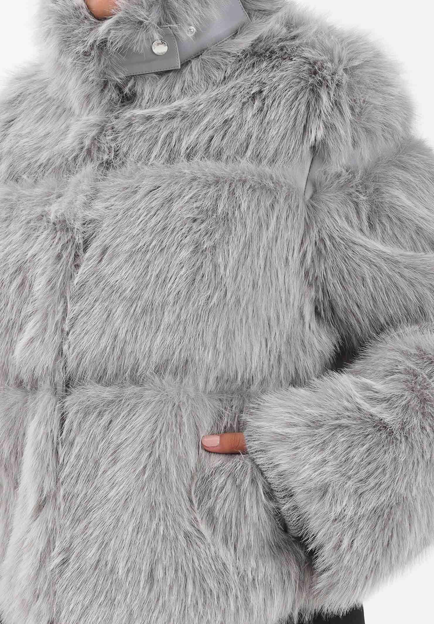 PATRIZIA PEPE Pelliccia grigia da donna 2O0174E077 S746 PATRIZIA PEPE 