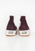 Sneakers Chuck Taylor All Star EVA Lift Platform Suede bordeaux da bambina A11597C . CONVERSE 