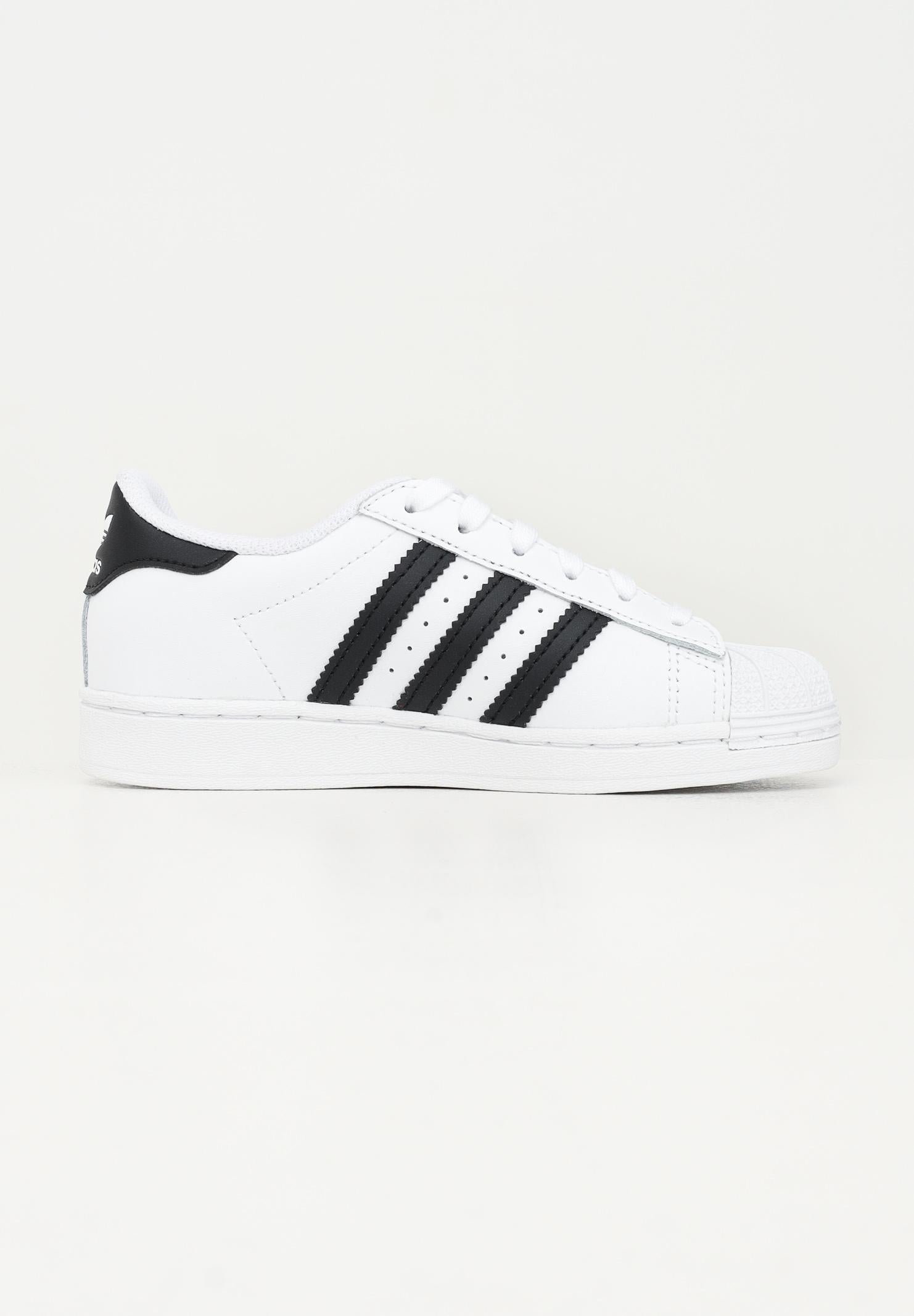 ADIDAS ORIGINALS Sneakers SUPERSTAR bianche per bambino e bambina FU7714 . ADIDAS ORIGINALS 