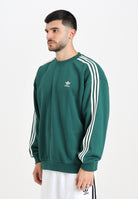 ADIDAS ORIGINALS Felpa girocollo Adicolor Oversized Crew verde da uomo KA0467  ADIDAS ORIGINALS 