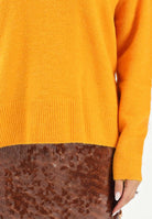 PATRIZIA PEPE Maglioncino girocollo arancione da donna 2K0326K293 R870 PATRIZIA PEPE 