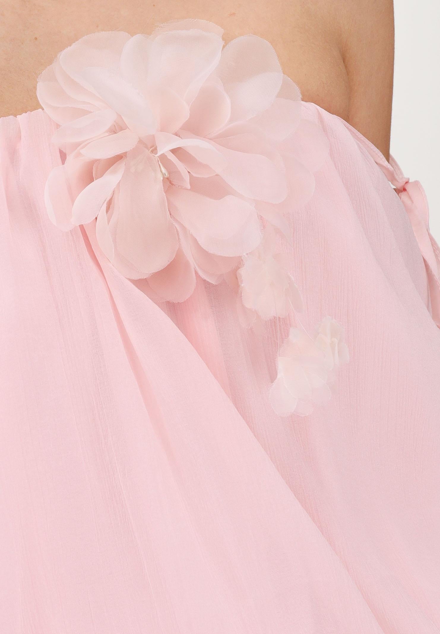 ODI ODI Top rosa da donna con applicazione fiore RECCO120S6 G8 ODI ODI 