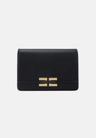 ELISABETTA FRANCHI Pochette nera da donna con logo BS39A61E2 110 ELISABETTA FRANCHI 