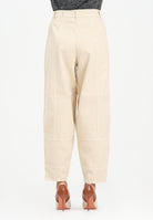 PINKO Pantalone balloon beige da donna 105533A2QU C27 PINKO 