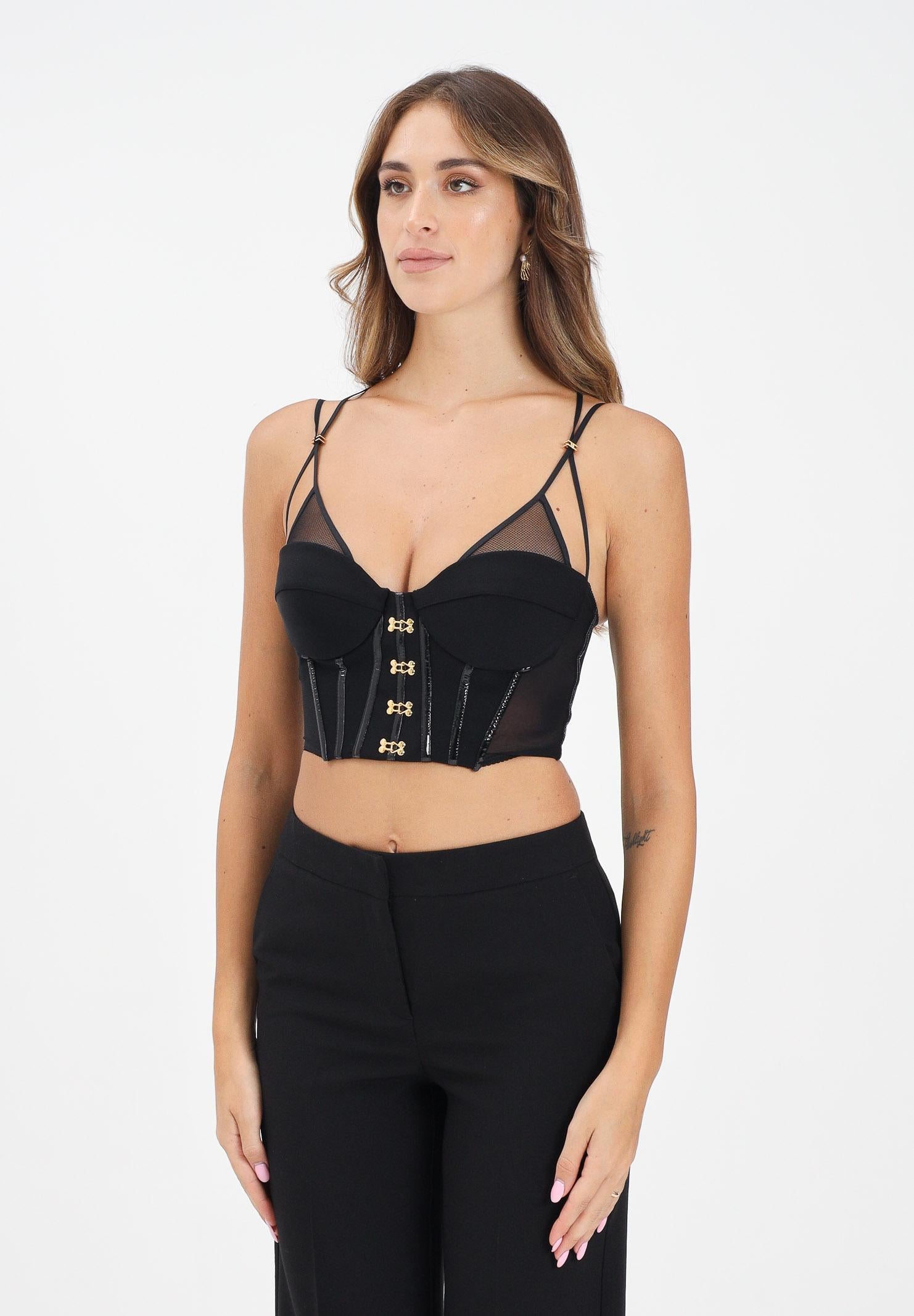 ELISABETTA FRANCHI Corpetto nero da donna TO04057E2 110 ELISABETTA FRANCHI 