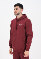 PUMA Felpa con cappuccio Essentials bordeaux da uomo 682575 96 PUMA 