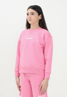 DSQUARED2 Felpa girocollo rosa per donna, ragazze e bambine con stampa logo DQ2739D0094 DQ321 DSQUARED2 