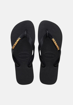 HAVAIANAS Infradito Logo Metallic neri da donna 4127244 1069 HAVAIANAS 