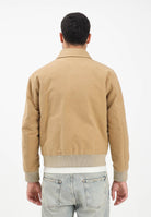 LACOSTE Giubbotto scamosciato beige da uomo BH5147 02S LACOSTE 