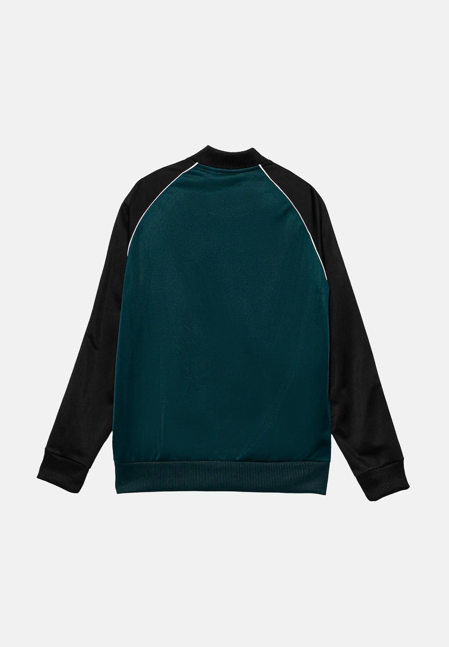 ADIDAS ORIGINALS Felpa con zip Adicolor SST verde per bambino e bambina JV8565 . ADIDAS ORIGINALS 