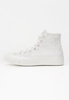 CONVERSE Sneakers Chuck 70 Crocheted Satin panna da donna A15081C . CONVERSE 