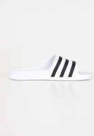 ADIDAS PERFORMANCE Ciabatte Adilette aqua bianche e nere da uomo F35539 . ADIDAS PERFORMANCE 