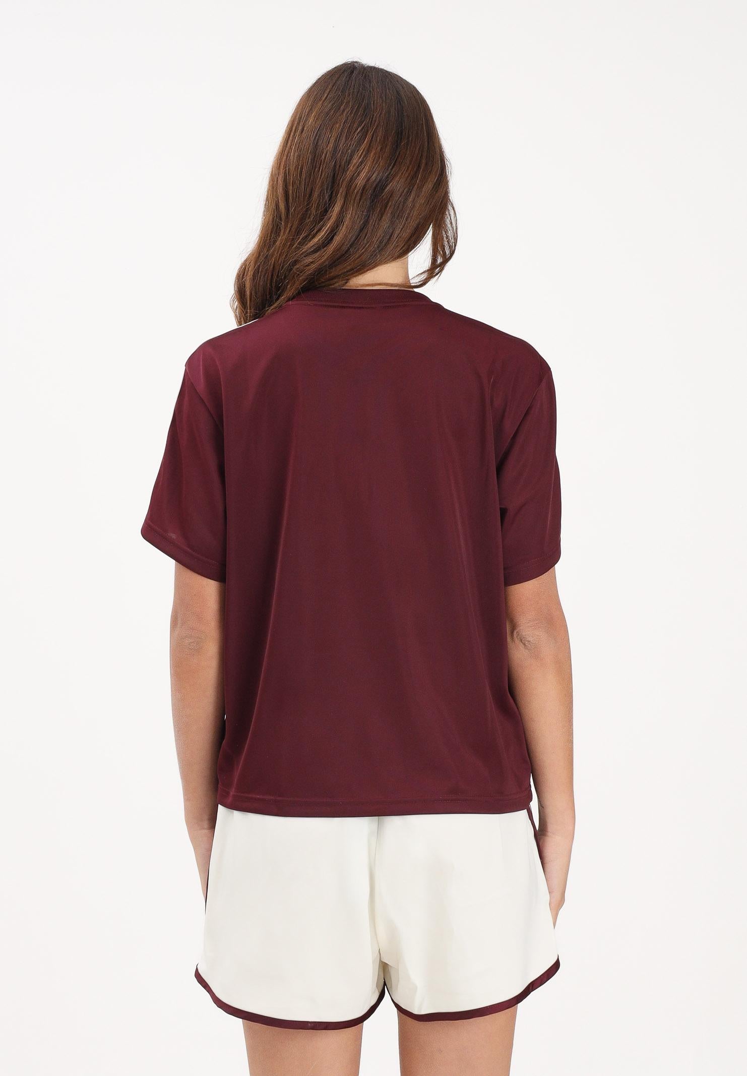 ADIDAS ORIGINALS T-shirt a manica corta FIREBIRD bordeaux da donna KD1349 . ADIDAS ORIGINALS 