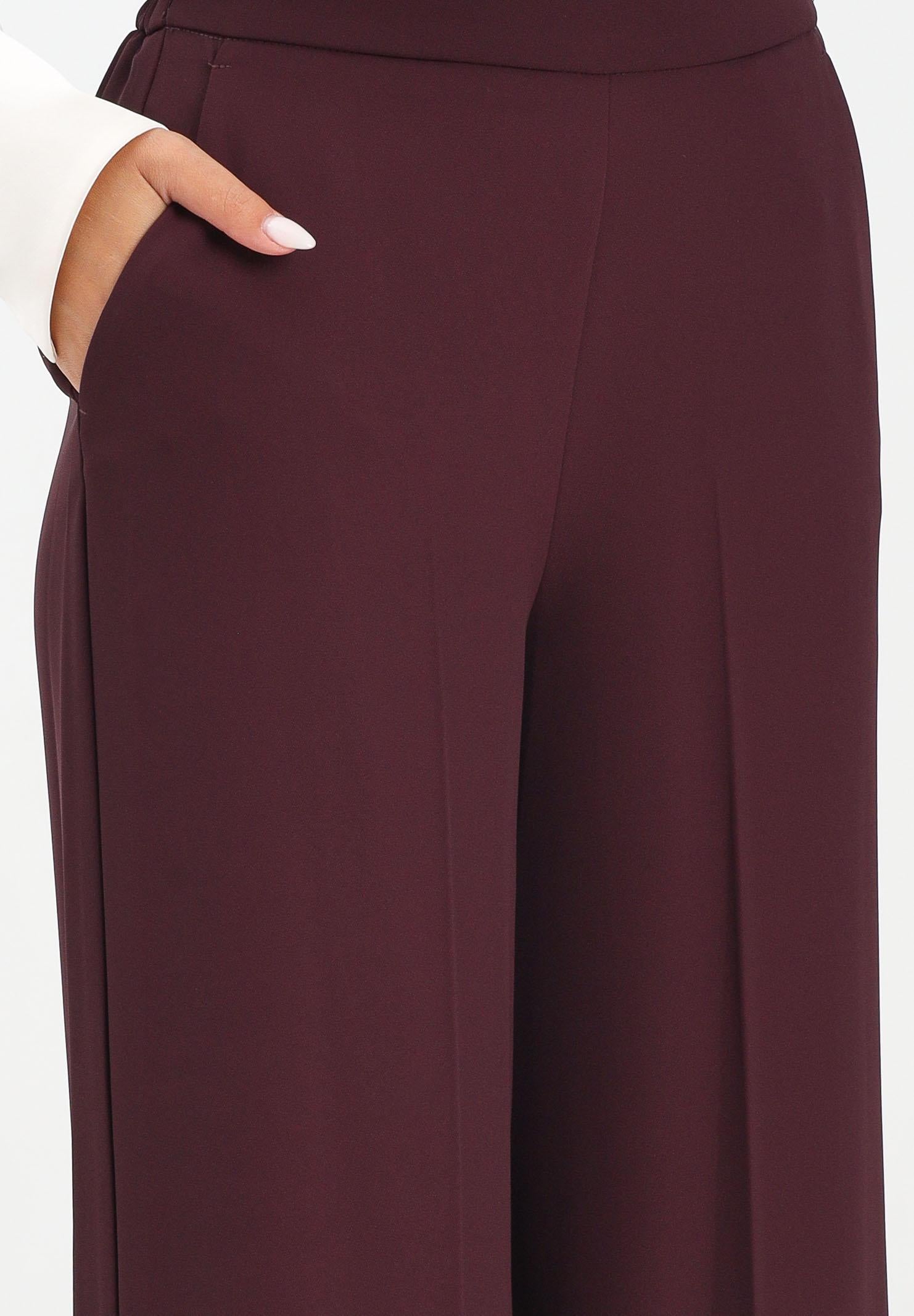 VICOLO Pantalone elegante bordeaux da donna TF0360 FU38 VICOLO 