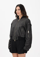 SIMONA CORSELLINI Giubbotto di pelle nero da donna A25CPGBS0101 V0003 SIMONA CORSELLINI 