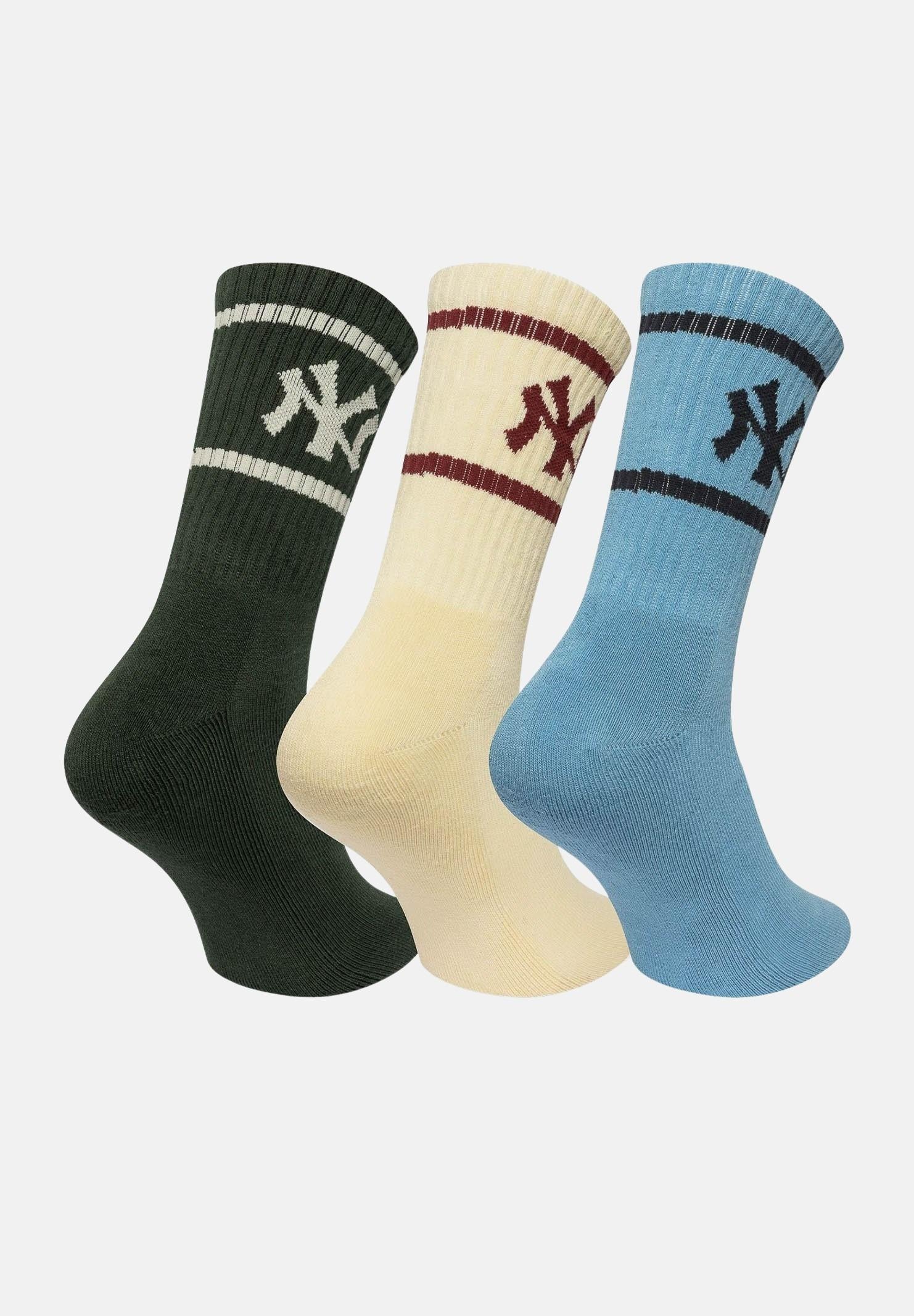 NEW ERA Calzini (3 paia) New York Yankees MLB multicolore per uomo e donna 60684238  NEW ERA 