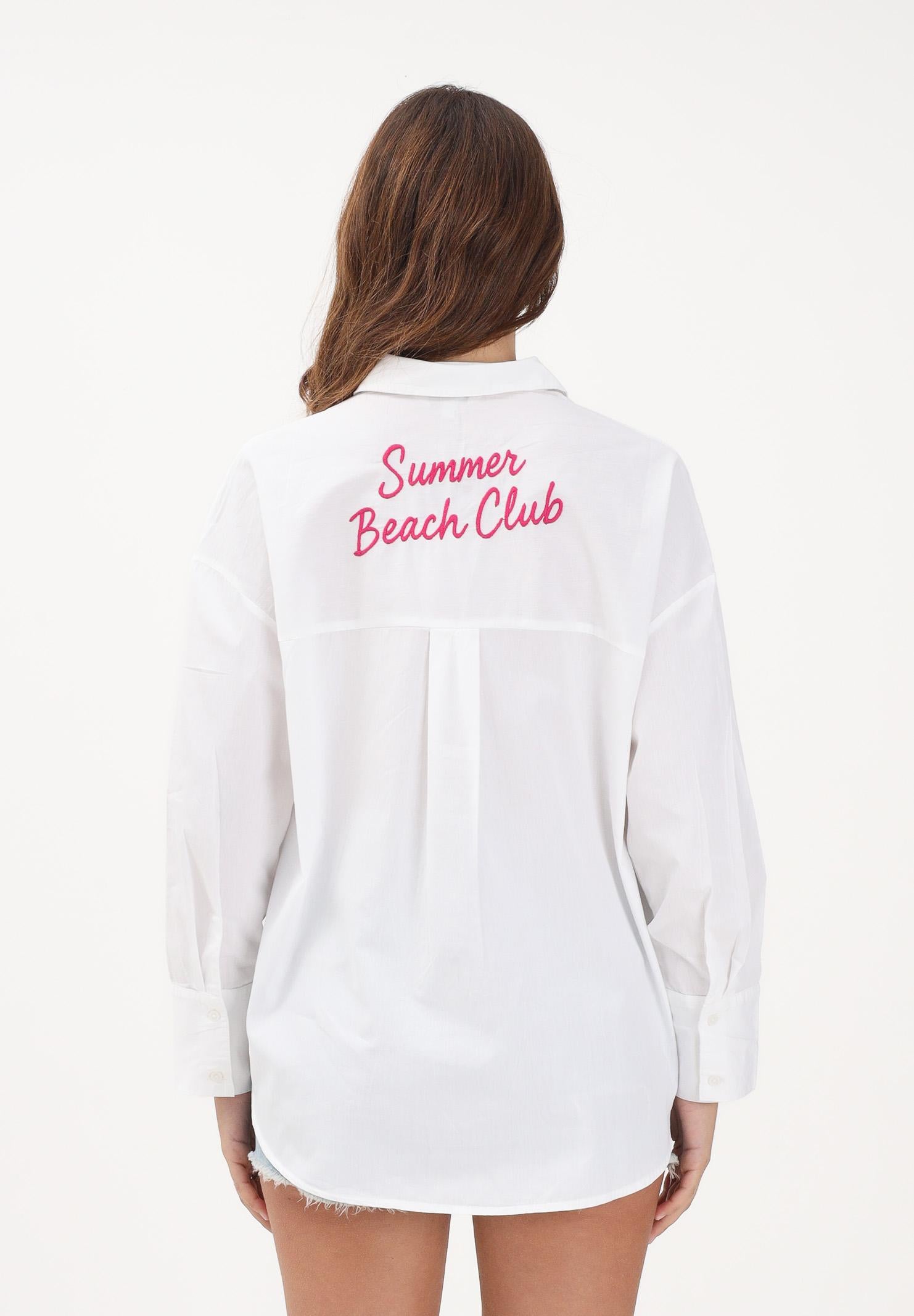 ONLY Camicia a manica lunga bianca da donna con ricamo sul retro 15375491 BRWIPI ONLY 