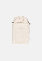 GCDS Borsa a mano panna da donna con logo GCDS in rilievo 3D GCDSD001 10 GCDS 