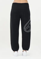 DIESEL Pantalone sportivo nero per donna, ragazzi e bambini con maxi logo Oval D J022720GYCJ K900 DIESEL 