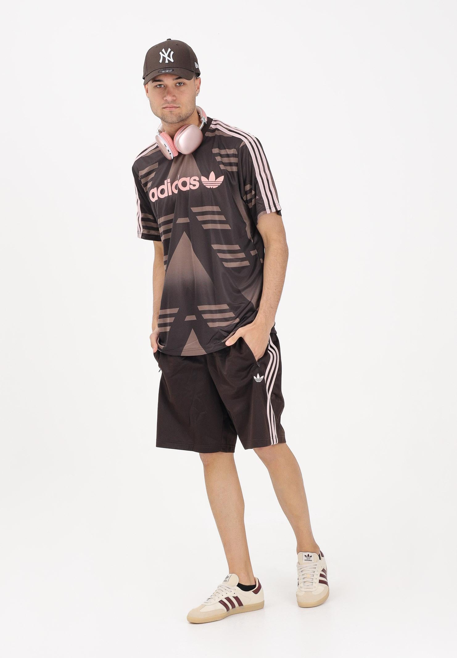 ADIDAS ORIGINALS Shorts sportivo FIREBIRD marrone per uomo e donna KE1373 . ADIDAS ORIGINALS 