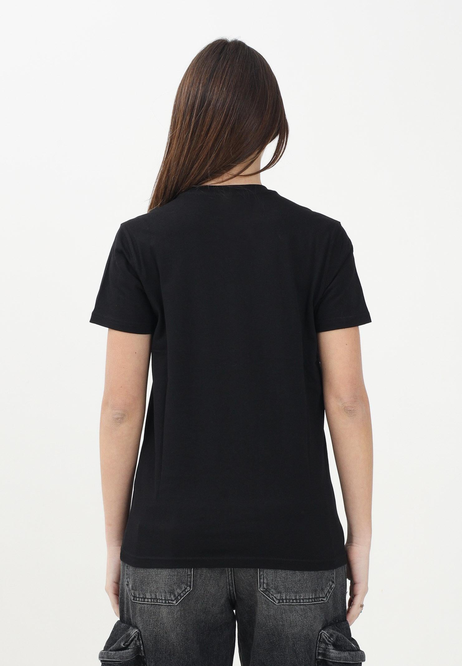 DIESEL T-shirt a manica corta Tdiegord nera per donna, ragazzi e bambini J022370GRAI K900 DIESEL 