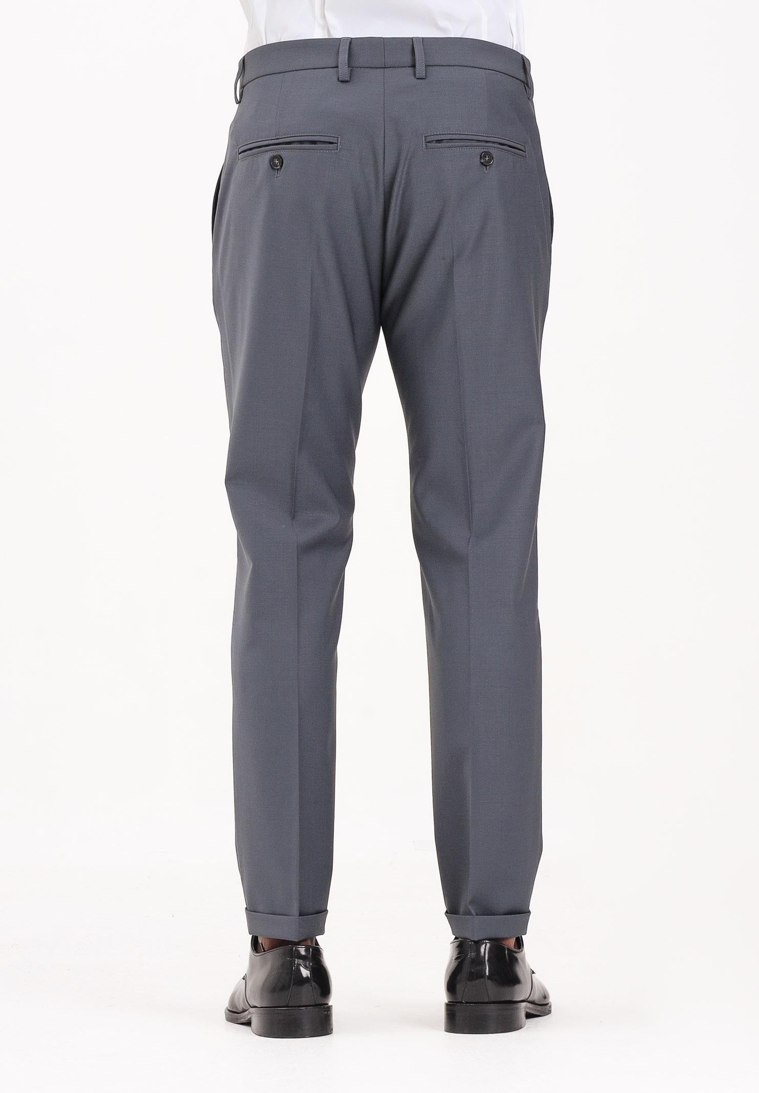 PATRIZIA PEPE Pantalone elegante grigio scuro da uomo 5PA429A1WK S754 PATRIZIA PEPE 