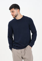 SELECTED HOMME Maglioncino girocollo blu da uomo 16094647 NavyBlazer SELECTED HOMME 