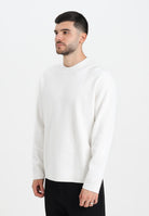 SELECTED HOMME Maglioncino girocollo panna da uomo 16098435 Egret SELECTED HOMME 