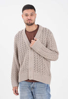I'M BRIAN Cardigan beige da uomo MA3401 0025 I'M BRIAN 
