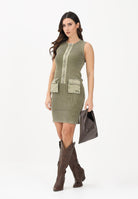 DIESEL Abito corto Dameryn verde militare per donna, ragazze e bambine J02631KYA0D K511 DIESEL 