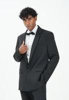 PATRIZIA PEPE Giacca (IM)PERFECTION  monopetto nera da uomo 5S754RA1WK K102 PATRIZIA PEPE 