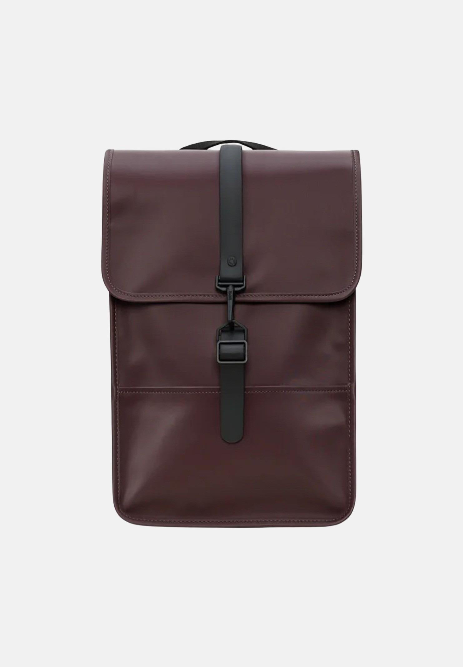 RAINS Zaino Puffed Backpack Mini bordeaux per uomo e donna RA13020 DEP RAINS 