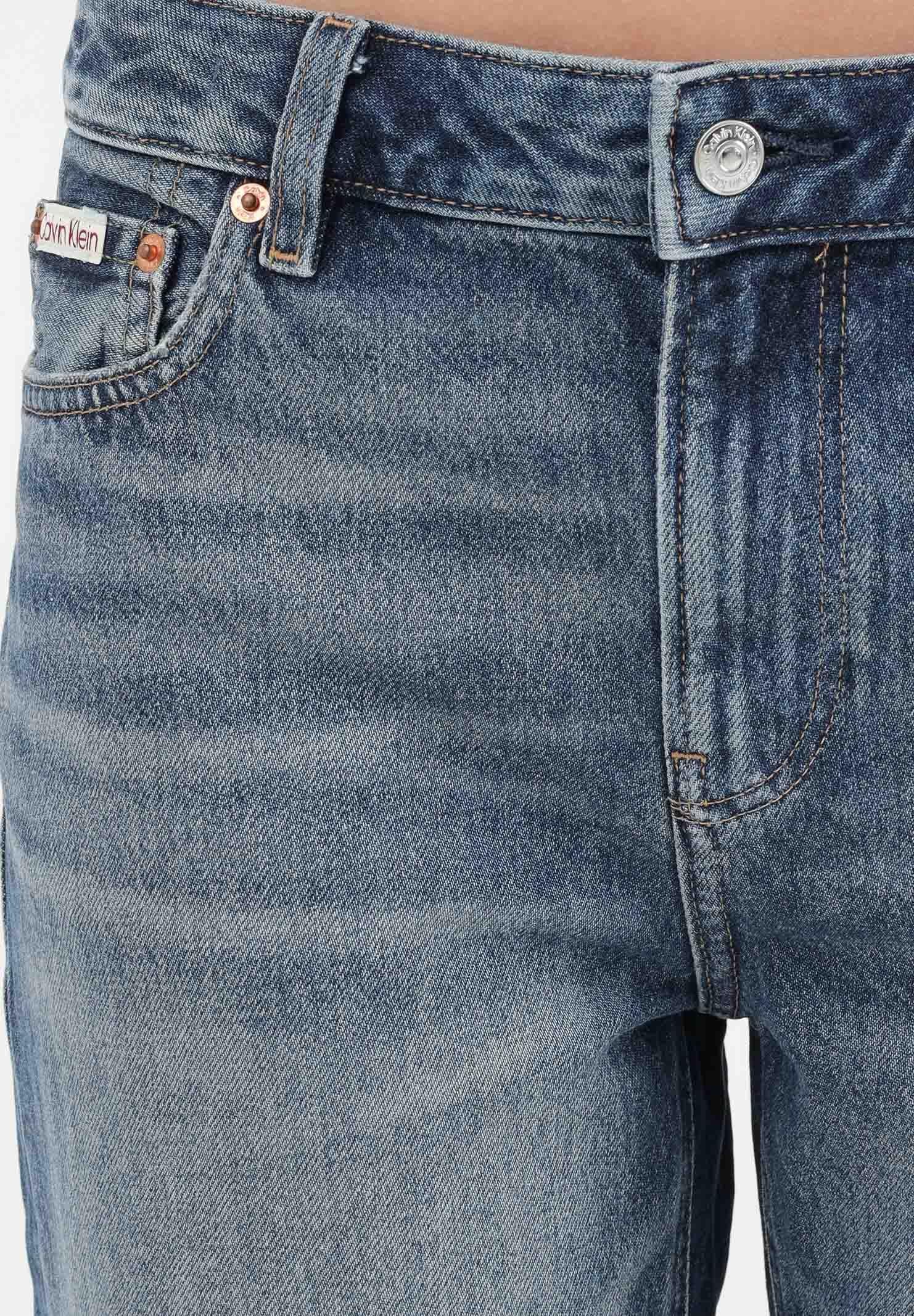 CALVIN KLEIN JEANS Jeans 90's in denim medio da donna LV047E704G3NL . CALVIN KLEIN JEANS 