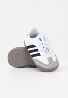 ADIDAS ORIGINALS Scarpe da culla Samba bianche e nere da neonato JI2758 . ADIDAS ORIGINALS 