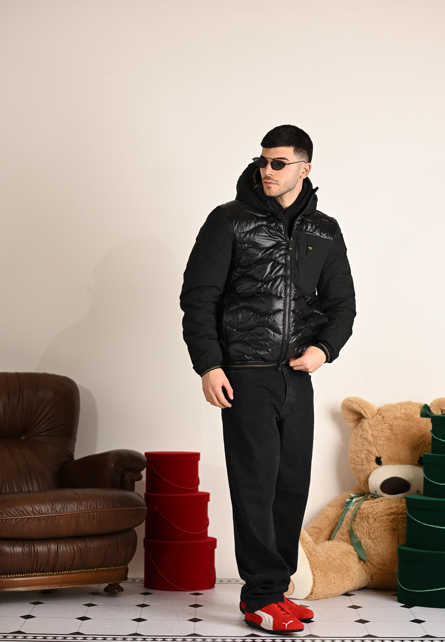 SELECTED HOMME Jeans in denim nero da uomo 16098203 BlackDenim SELECTED HOMME 