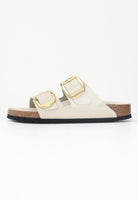 BIRKENSTOCK Ciabatte Arizona Big Buckle avorio da donna 1026128 . BIRKENSTOCK 