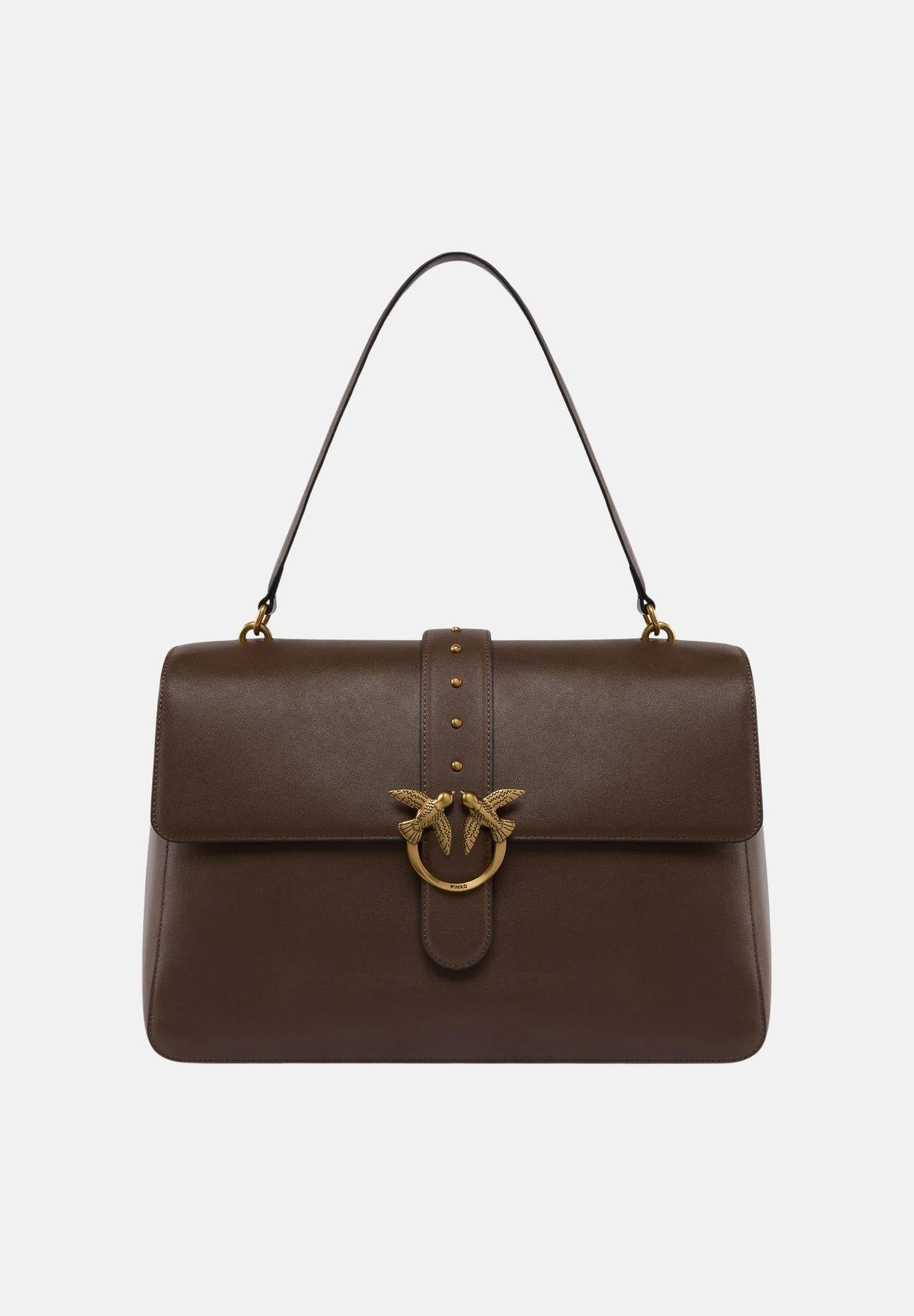 PINKO Shopper Extra Love Bag Slouchy marrone da donna 105067A0QO L74Q PINKO 