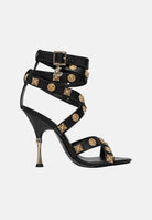 JUST CAVALLI Sandali con tacco neri da donna 80RA3S40ZSE55 899 JUST CAVALLI 