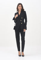 PINKO Pantalone nero da donna a sigaretta 100155A24D Z99 PINKO 