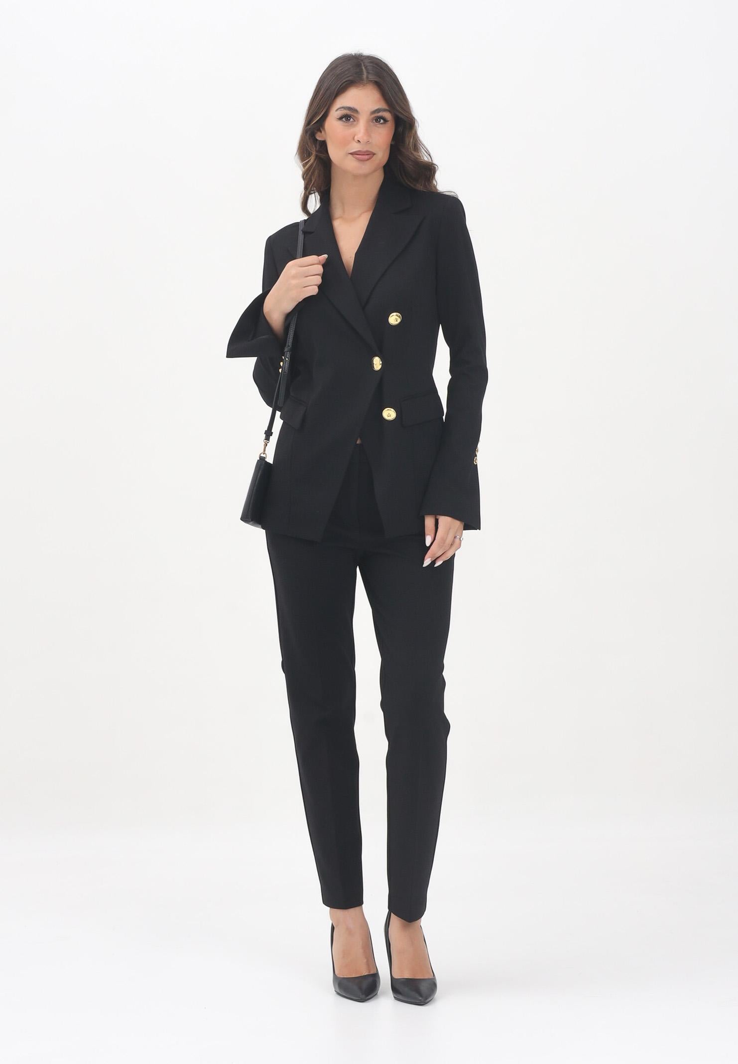 PINKO Pantalone nero da donna a sigaretta 100155A24D Z99 PINKO 