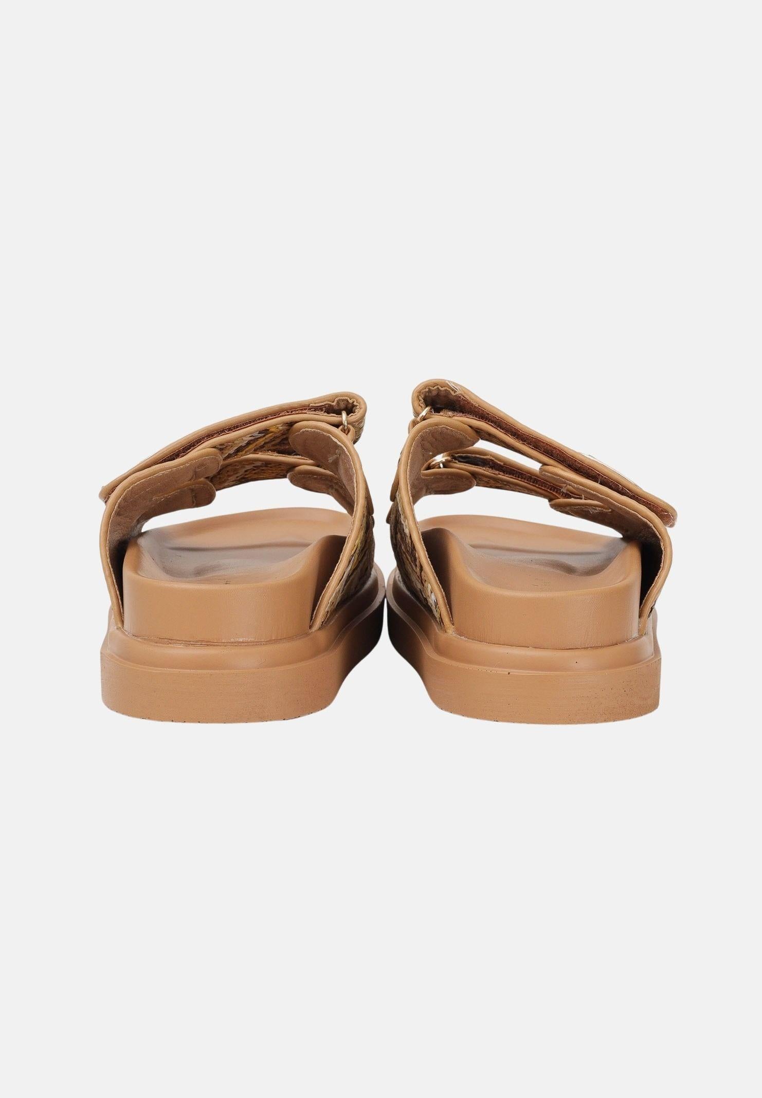MARC ELLIS Ciabatte platform cuoio da donna ME261D300 CO1 MARC ELLIS 
