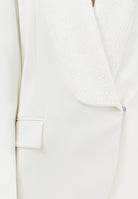 ALMA SANCHEZ Giacca doppiopetto Mayara bianca da donna AS26006TC MI ALMA SANCHEZ 