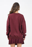 HINNOMINATE Felpa girocollo bordeaux da donna stile college HMABW02070 RS02 HINNOMINATE 