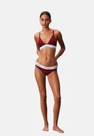 CALVIN KLEIN Bralette rossa da donna caratterizzata da stampa monogramma "CK" LV00QF8498 ZIJ CALVIN KLEIN 