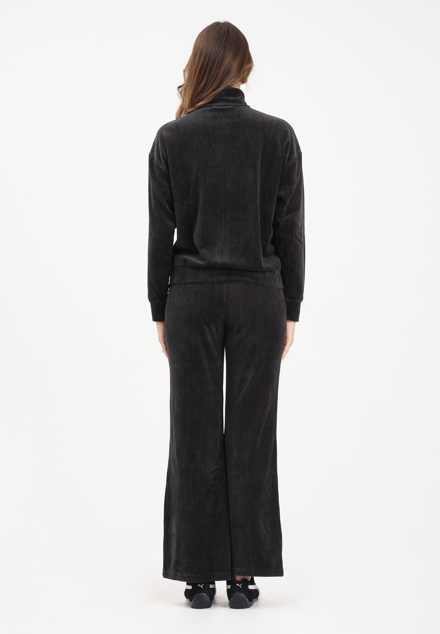 PUMA Tuta sportiva nera da donna realizzata in velluto a costine 688164 01 PUMA 