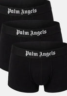 PALM ANGELS Boxer (3 paia) neri da uomo con logo PLA1UMBTR01TR BL PALM ANGELS 
