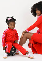 ADIDAS ORIGINALS tuta FIREBIRD TS rossa da neonata KE5631  ADIDAS ORIGINALS 