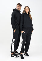 BARROW Pantalone sportivo nero per uomo e donna con logo F5BWUAFP060 110 BARROW 