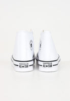 Sneakers Chuck Taylor All Star Platform Leather bianche per bambino e bambina A01016C . CONVERSE 